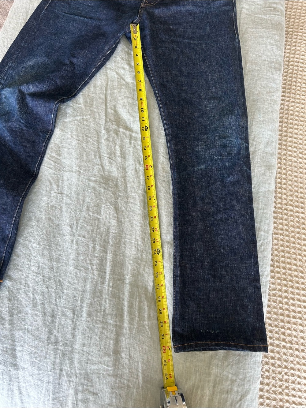 Rogue Territory Raw Japanese Denim Selvedge Made In USA Jeans 34x32 - Picture 7 of 10
